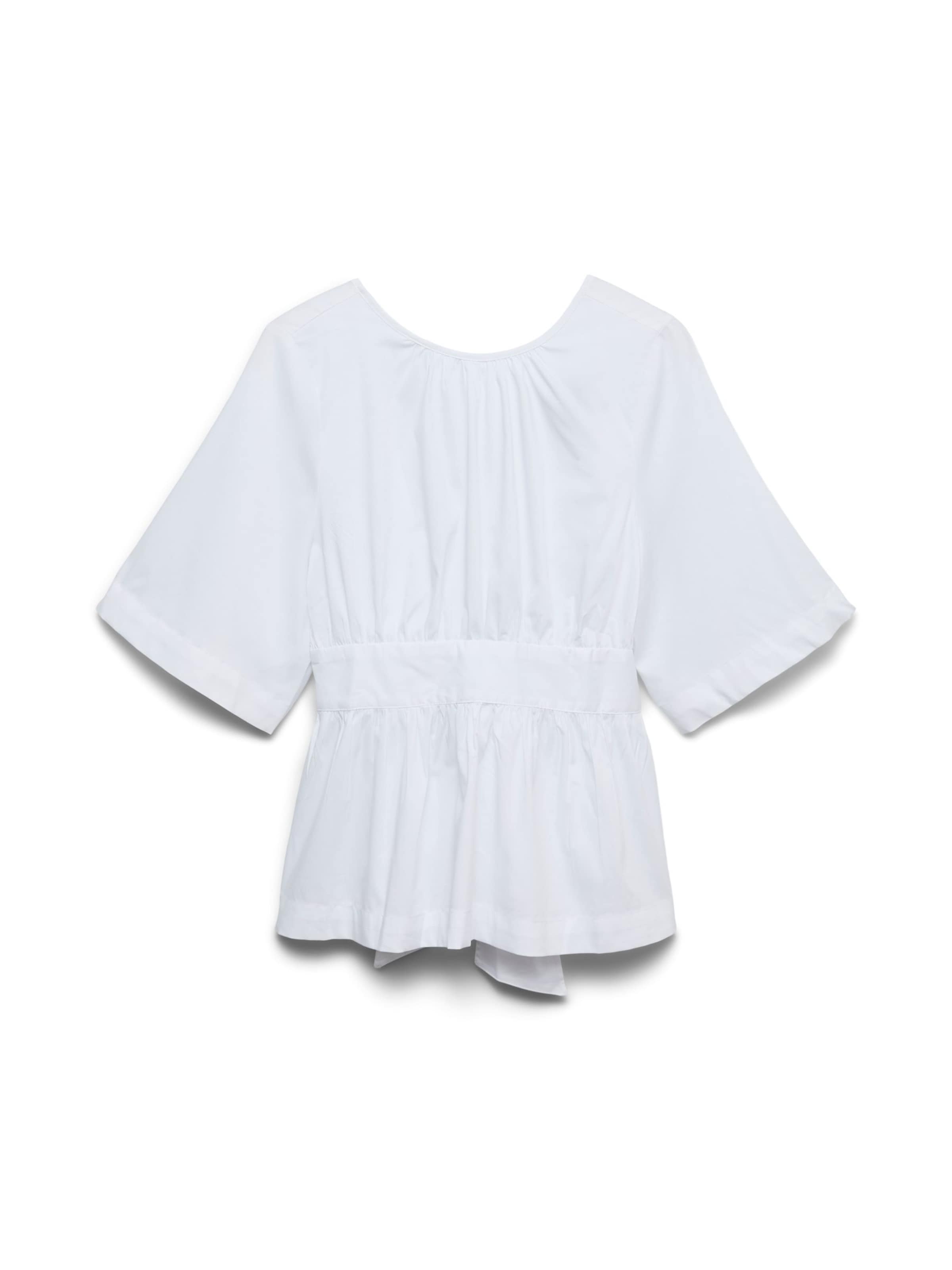 VERO MODA - Blusa en blanco: frente