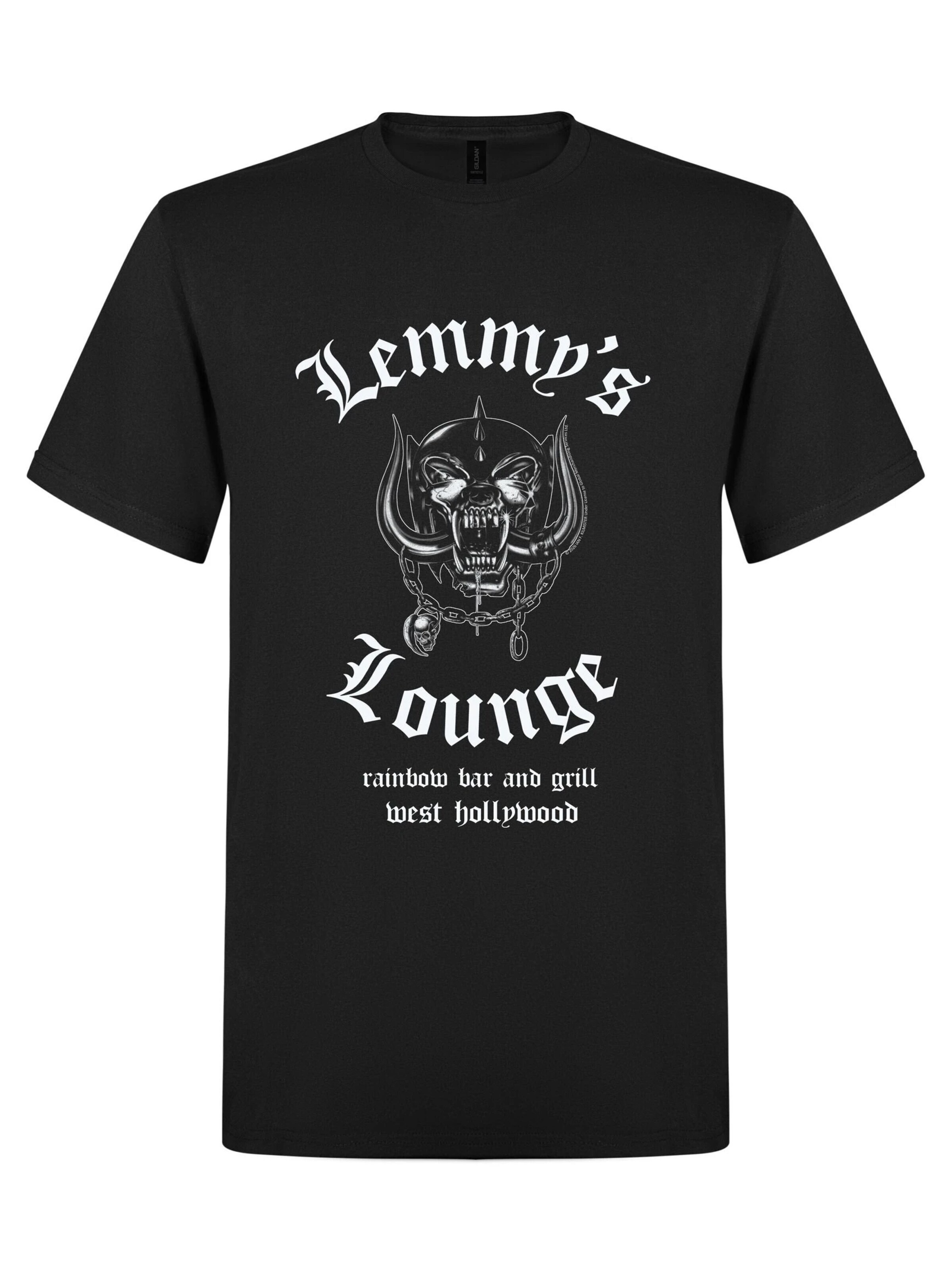 Lemmy Kilmister - Camiseta 'Lemmy Kilmister -  Lemmy´s Lounge T-Shirt' en negro