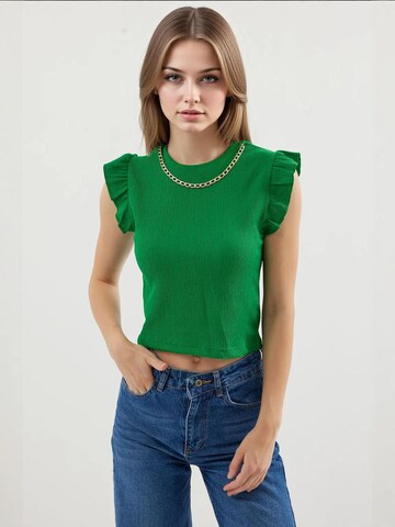 Bigdart - Camisa em verde: frente