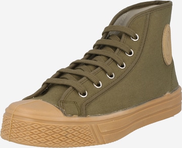 US Rubber High-top trainers in Green: front