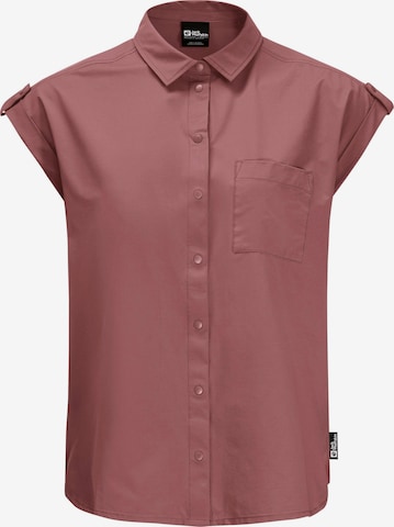 JACK WOLFSKIN Multifunctionele blouse 'LIGHT WANDER' in Lila: voorkant