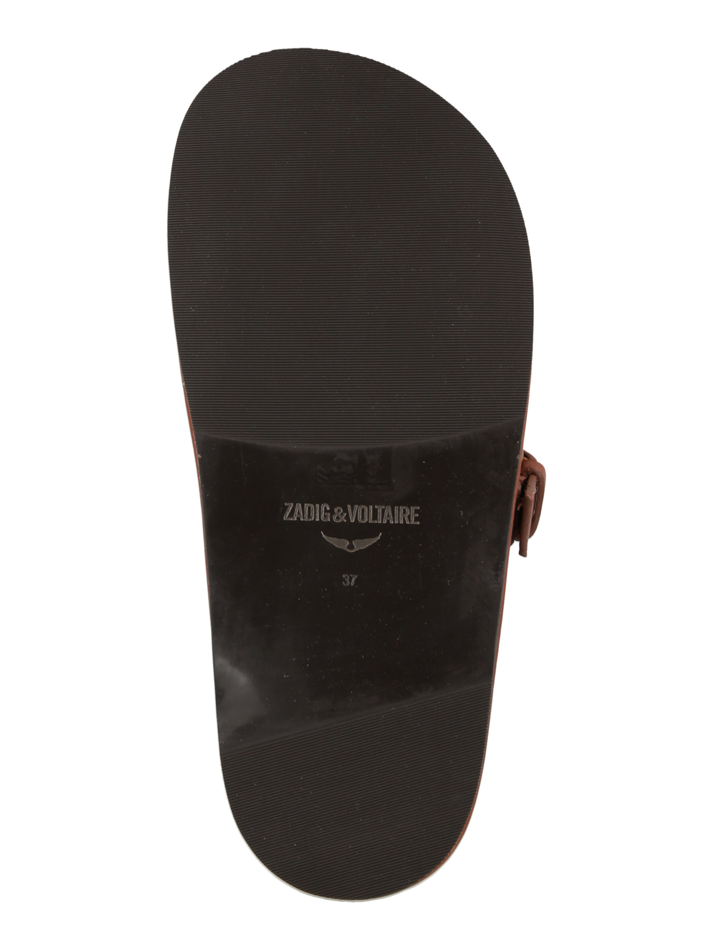 Zadig & Voltaire Чехли 'ANGIE GOURMETTE' в кафяво