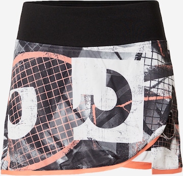 ADIDAS PERFORMANCE Sports skirt 'Club Graphic' in Black: front