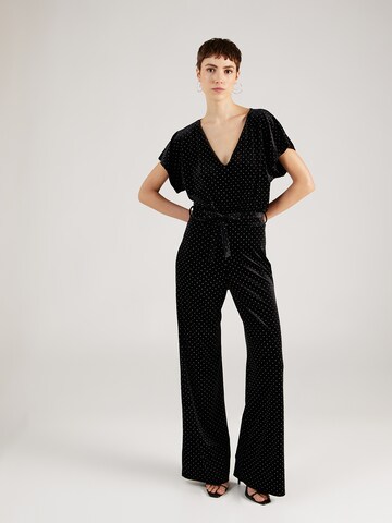 SISTERS POINT Jumpsuit 'GIRL' i svart: framsida