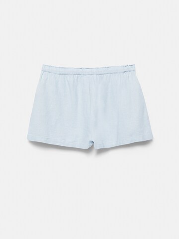 Pull&Bear Štandardný strih Nohavice - Modrá