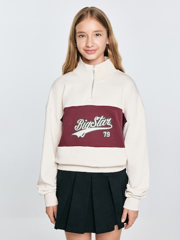 BIG STAR Sweatshirt 'ROSSALIA' in Beige: voorkant