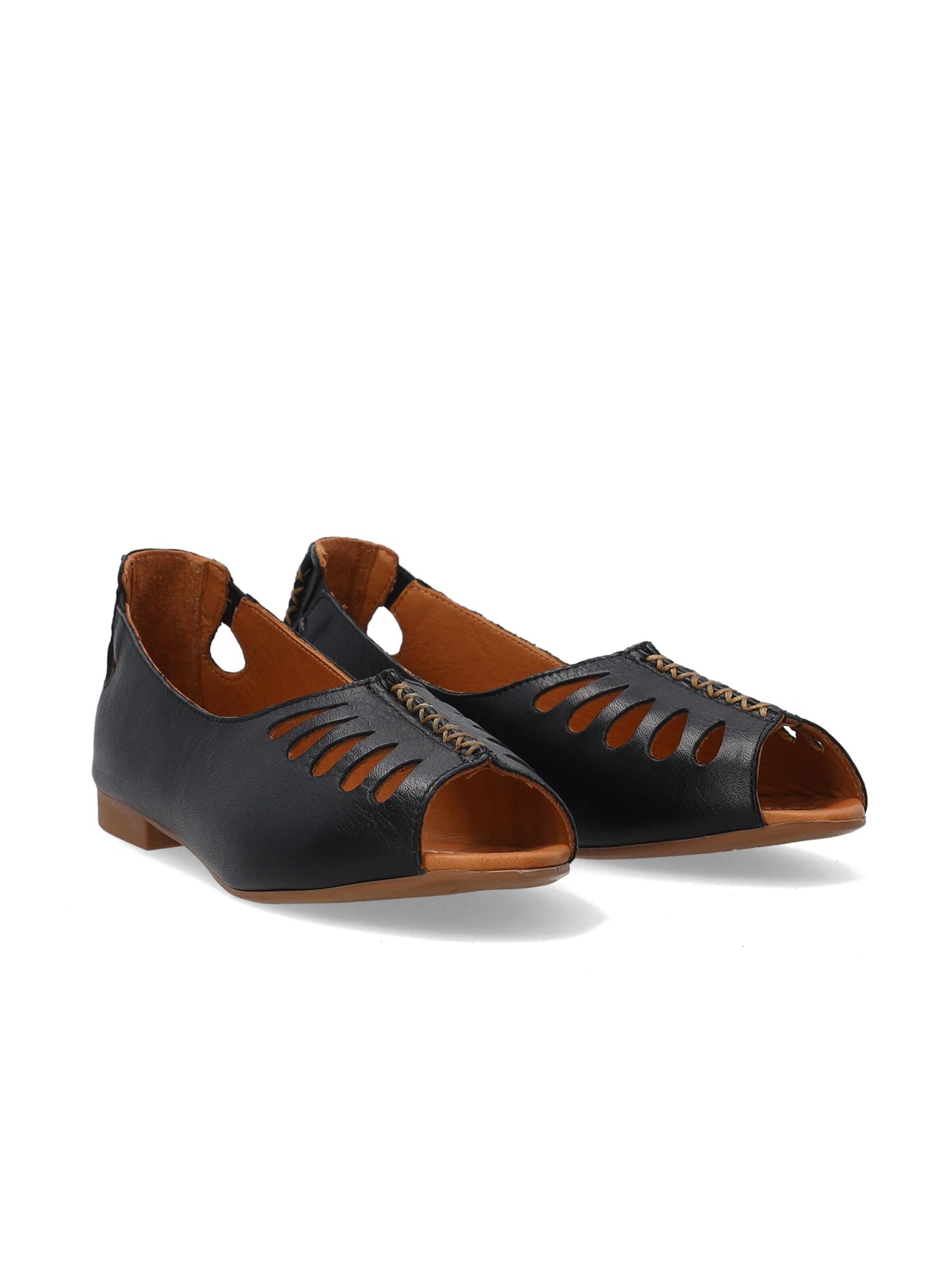 VENEZIA Ballet Flats in Black