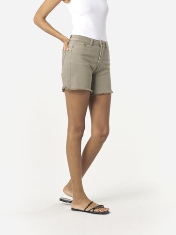 KOROSHI - Slimfit Calças de ganga em verde