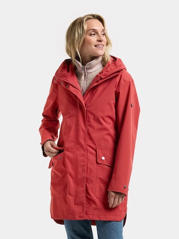 Didriksons Tussenparka 'Gwen' in Rood: voorkant