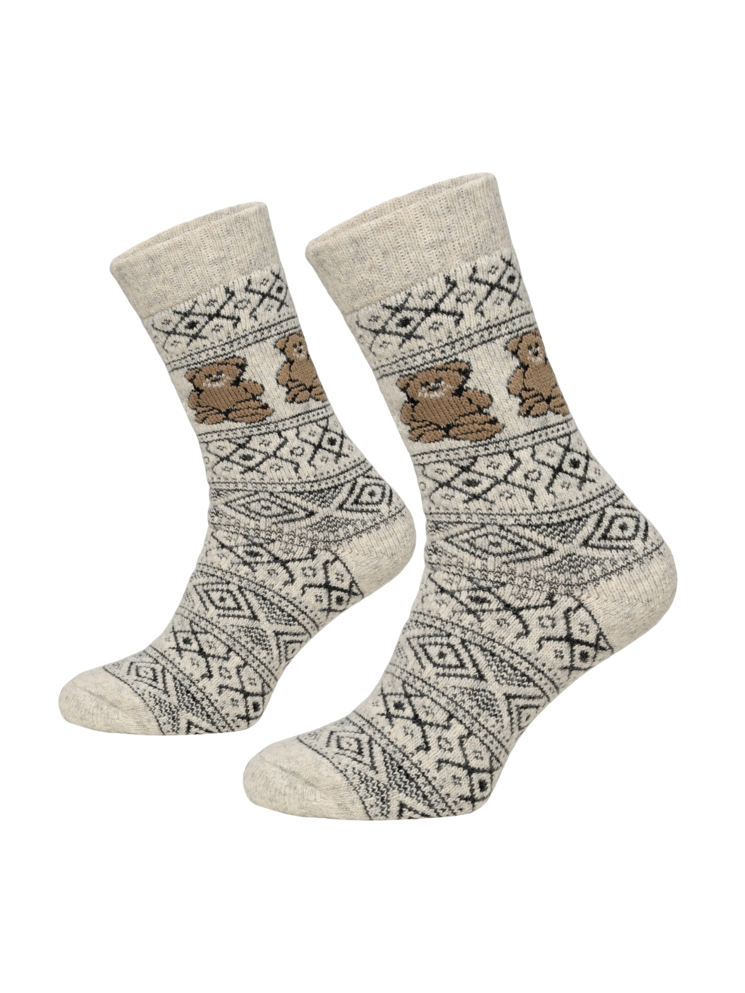 HomeOfSocks Socken 'HOSTeddy'‌‌‌ in Beige