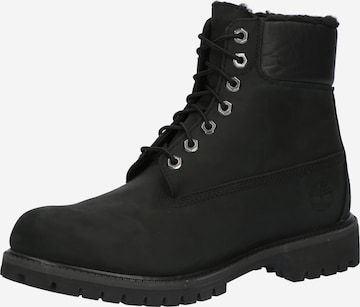 juoda TIMBERLAND Auliniai batai su raišteliais: priekis