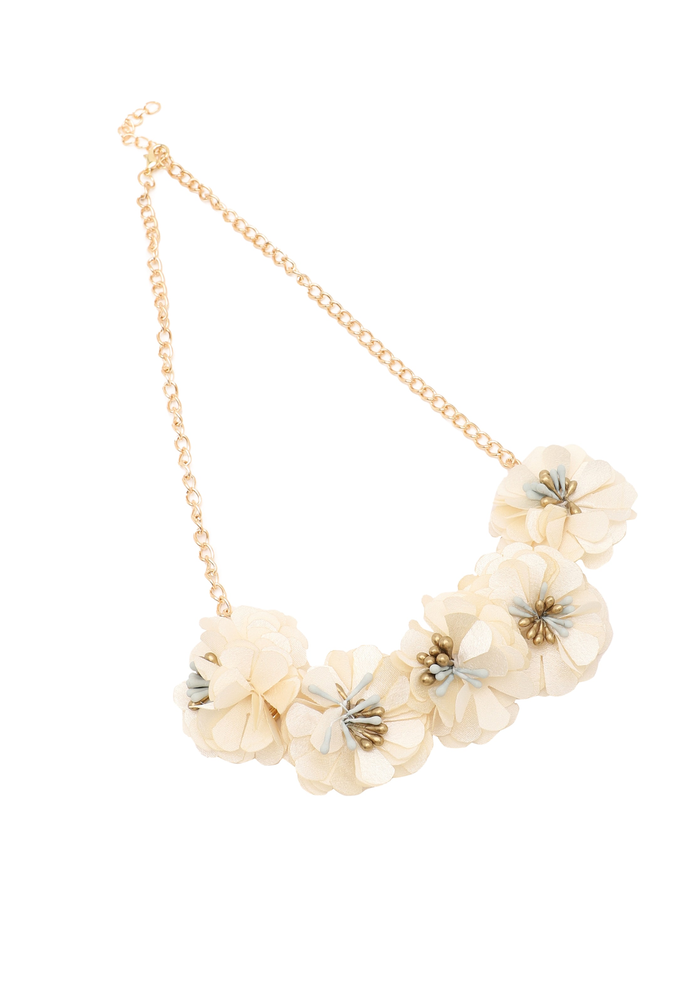 SOHI Lánc 'Annabel' - fehér: elől