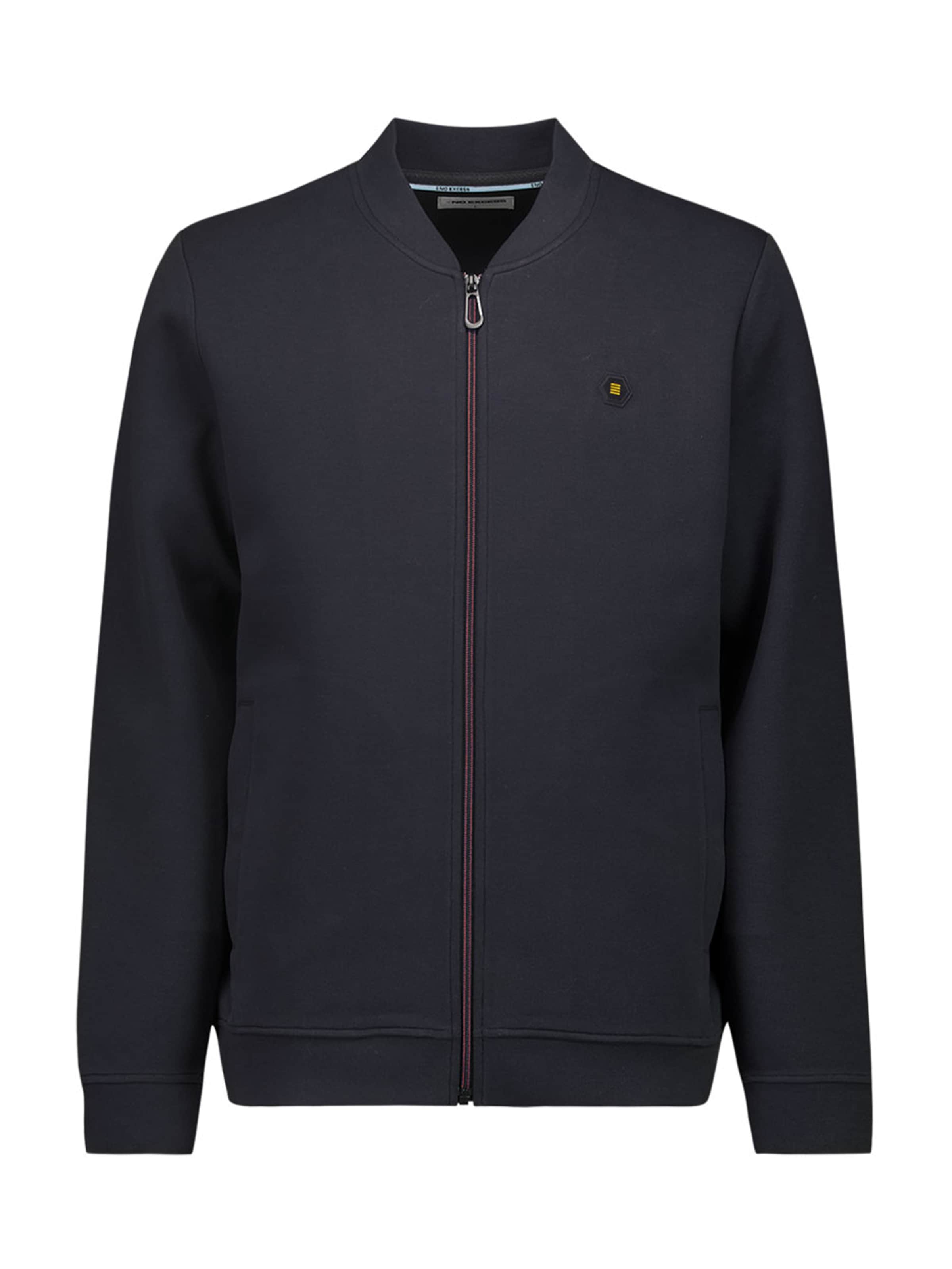 No Excess Sweatjacke in Blau: Vorderseite