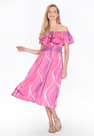 IZIA Zomerjurk 'Festival' in Roze