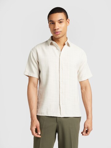 JACK & JONES Regular Fit Hemd 'JOSHUA' in Grau: predná strana