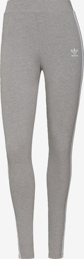 ADIDAS ORIGINALS Leggings en gris chiné / blanc, Vue avec produit