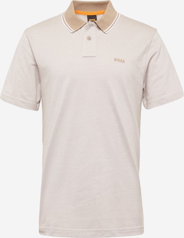 T-Shirt BOSS Orange en beige : devant