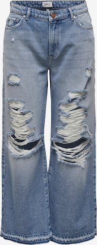 ONLY Wide Leg Jeans i blå: forside