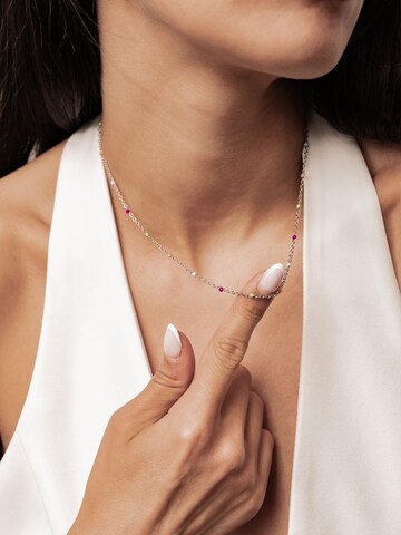 Hey Happiness - Cadena 'Color Line' en plata