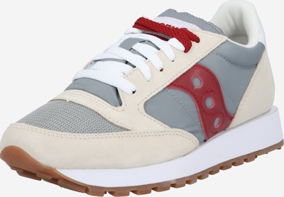saucony Sportske cipele 'Jazz' u boja pijeska / siva / tamno crvena, Pregled proizvoda