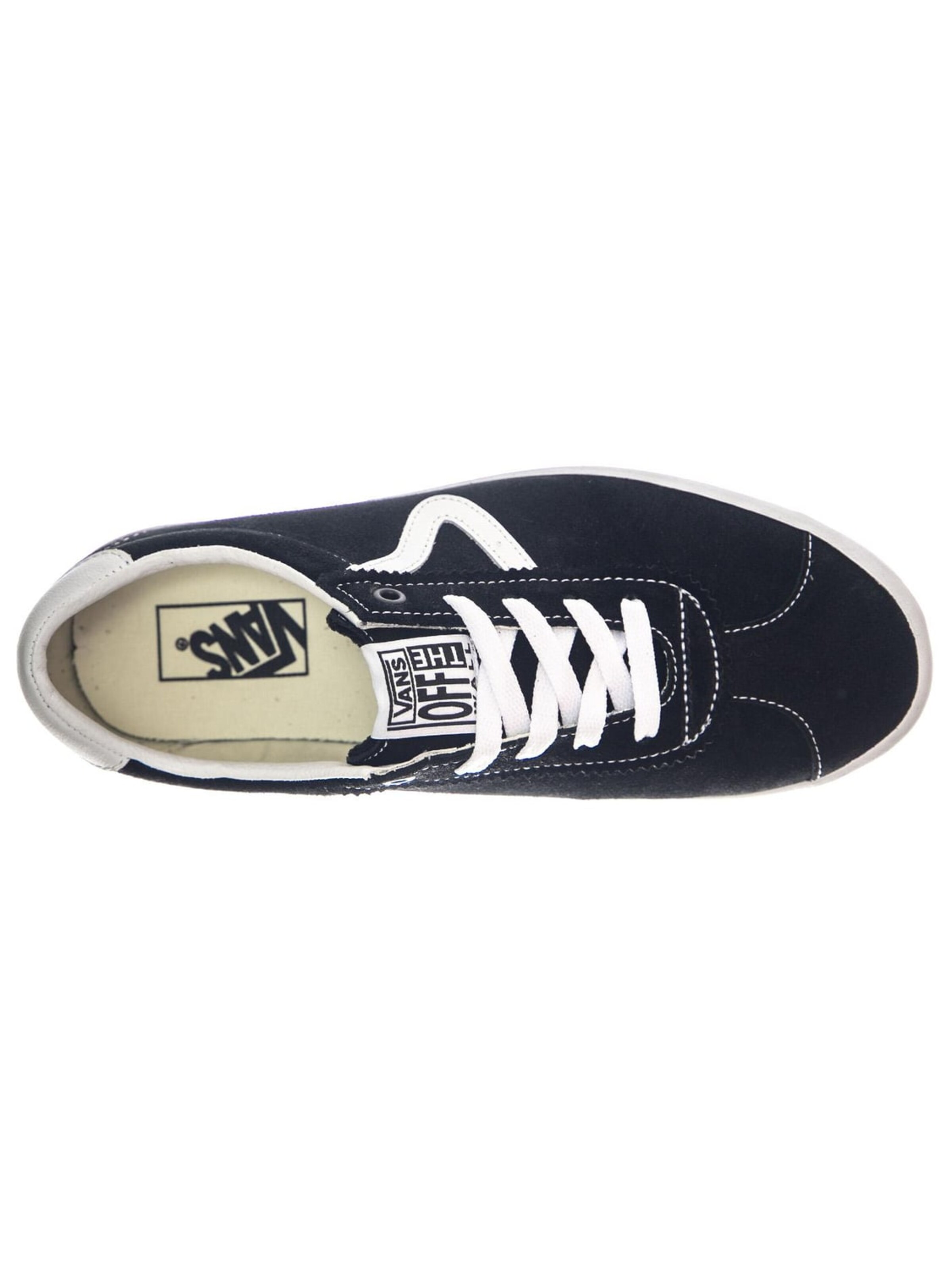 VANS Sportlicher Schnürschuh 'Sport Low Black / White'‌‌‌‌‌‌‌‌‌ in Schwarz