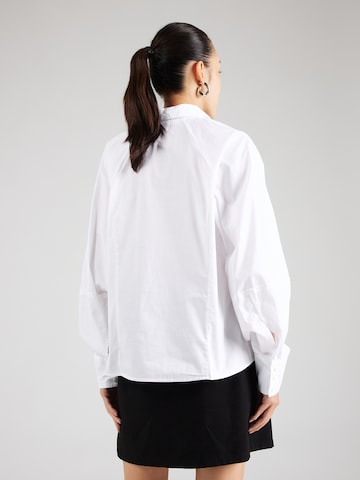 MSCH COPENHAGEN Блуза 'Josetta Petronia' в бяло