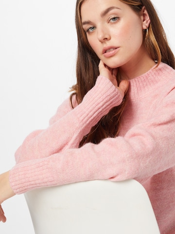 ICHI Sweter w kolorze różowy