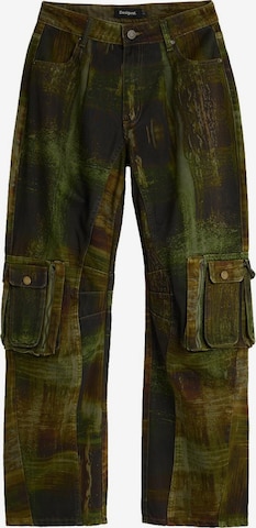 Desigual Regular Housut värissä vihreä: etupuoli