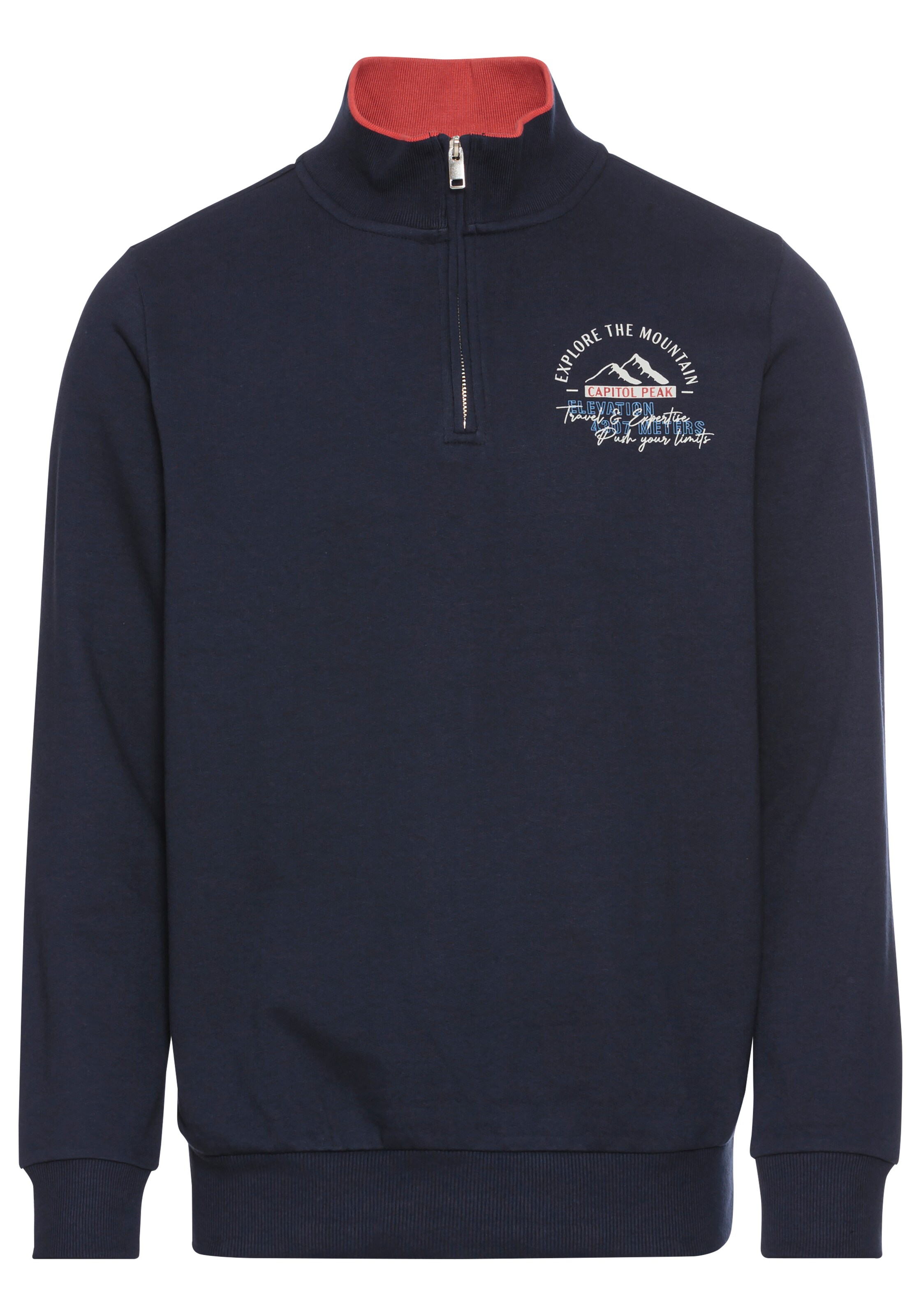 Man's World Sweatshirt in Blue: front
