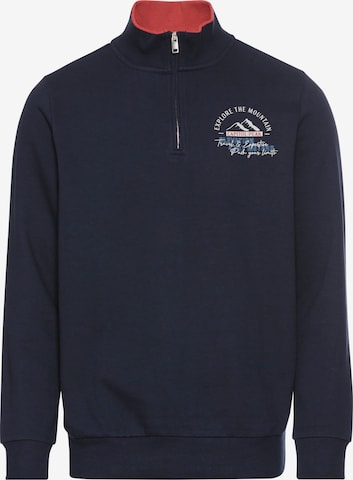 Man's World Sweatshirt in Blau: Vorderseite