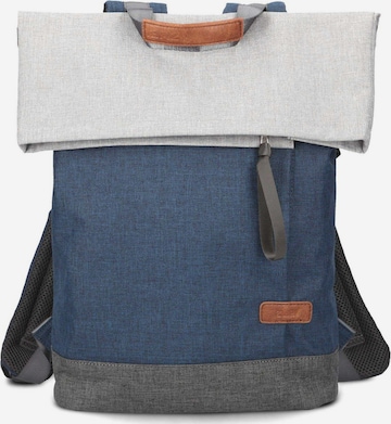 ZWEI Backpack 'Benno BE200' in Blue: front