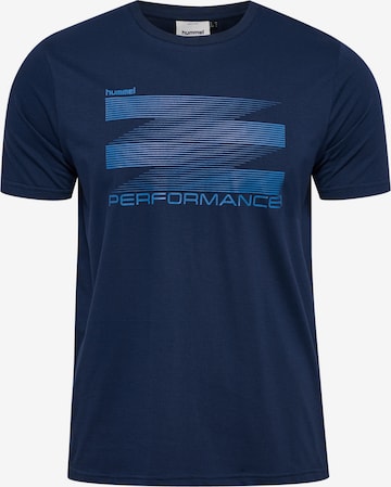 Hummel T-Shirt in Blau: Vorderseite