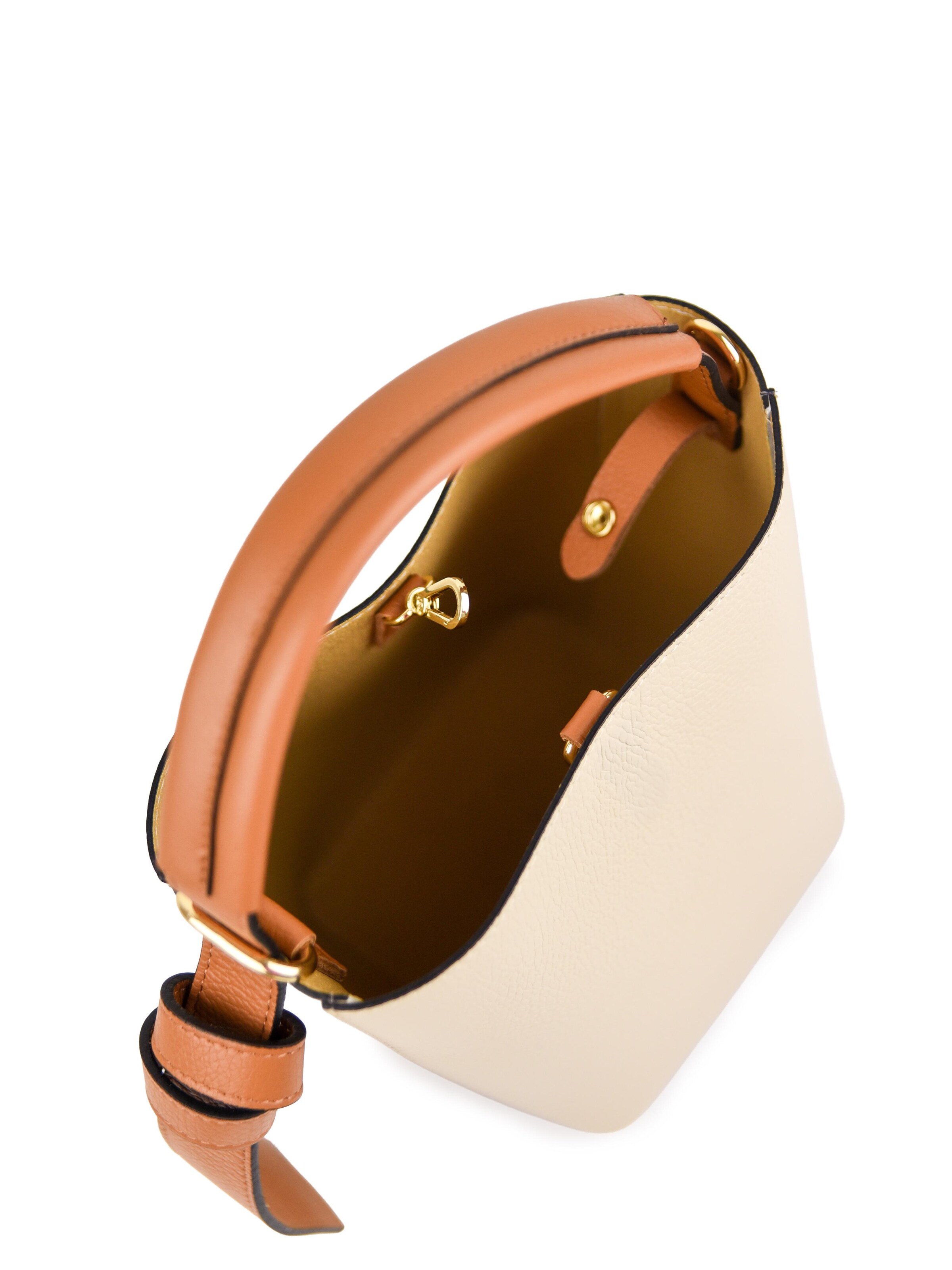 Sacs à main 'La Doppia' SARA BY JG en beige