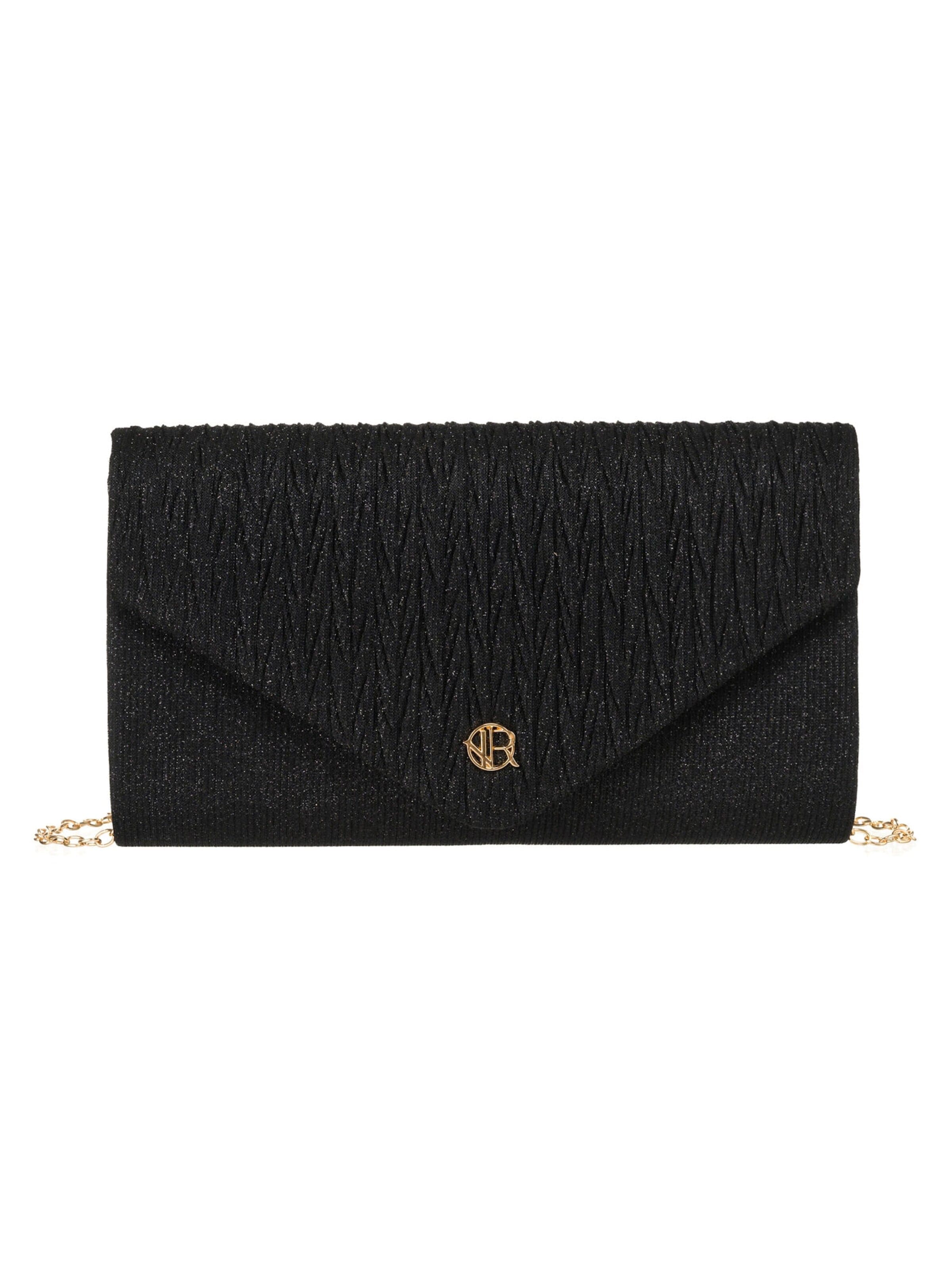Tomshop24-7 Clutch 'Rovicky Laura'‌‌‌‌‌‌‌‌ in Schwarz: Vorderseite