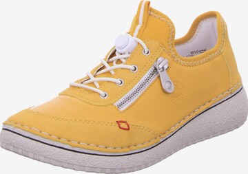 Rieker Athletic Lace-Up Shoes in Yellow: front