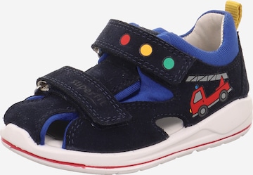 Chaussures ouvertes 'BOOMERANG' SUPERFIT en bleu : devant