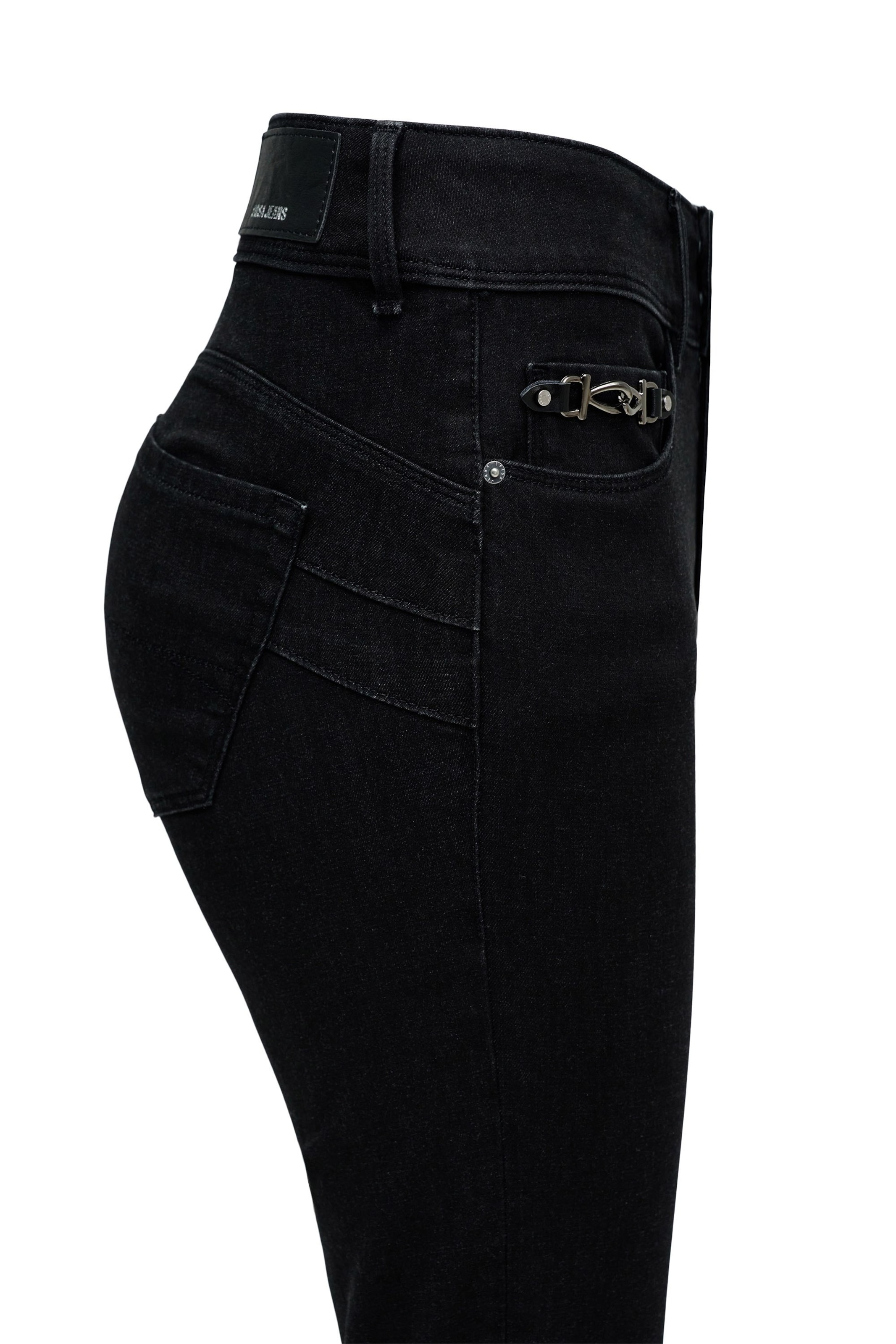 Bootcut Jean 'Secret' Salsa Jeans en noir