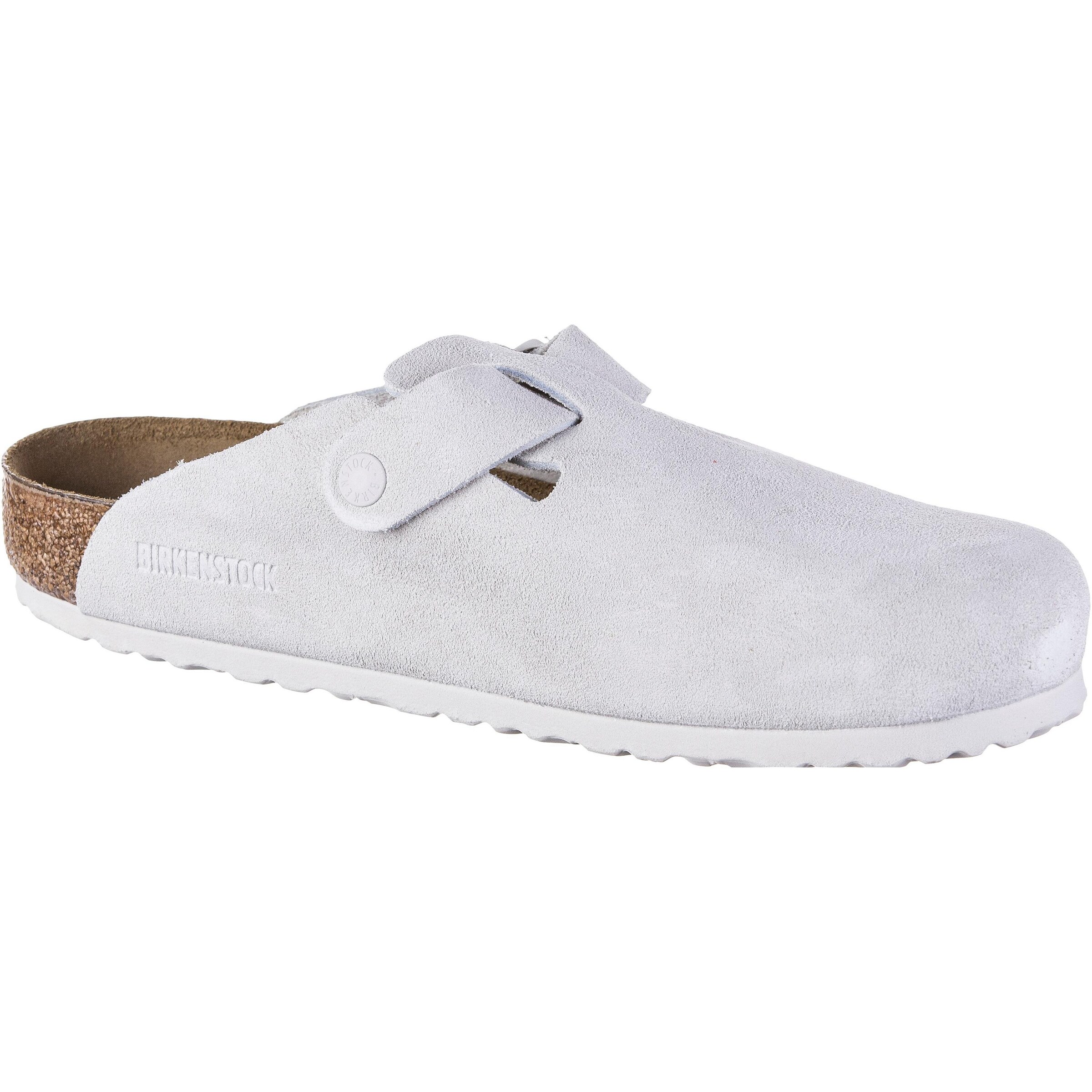 Saboți 'Boston' de la BIRKENSTOCK pe alb