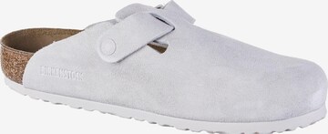 Saboți 'Boston' de la BIRKENSTOCK pe alb