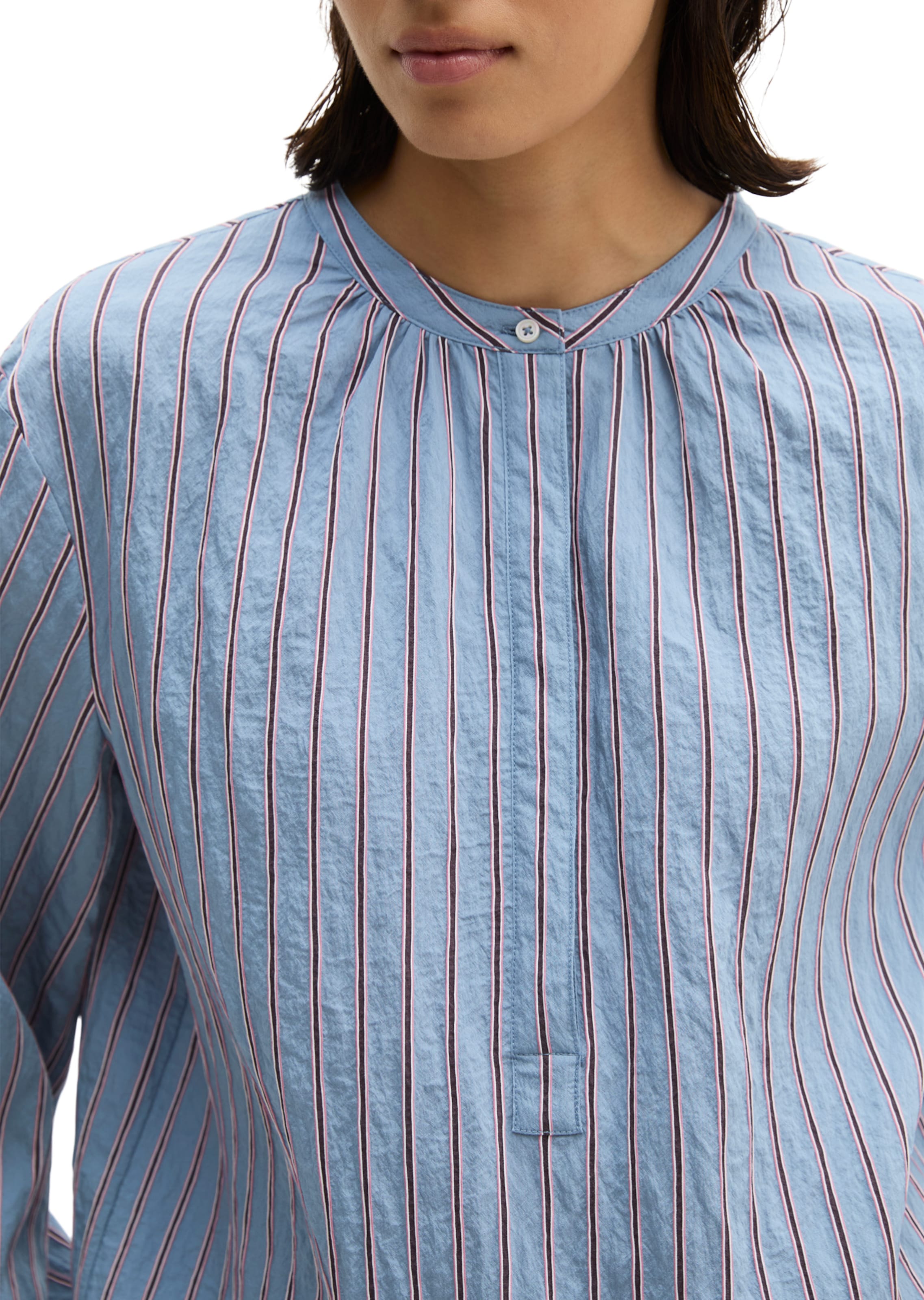 Marc O'Polo Bluse in Blau: Vorderseite