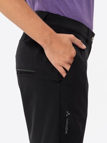 VAUDE Slimfit Sportbroek in Zwart