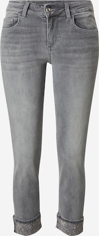 Liu Jo Skinny Jeans 'MONROE' in Grijs: voorkant