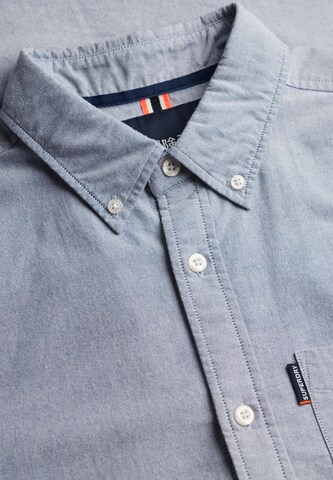 Superdry & Co Comfort fit Overhemd in Blauw