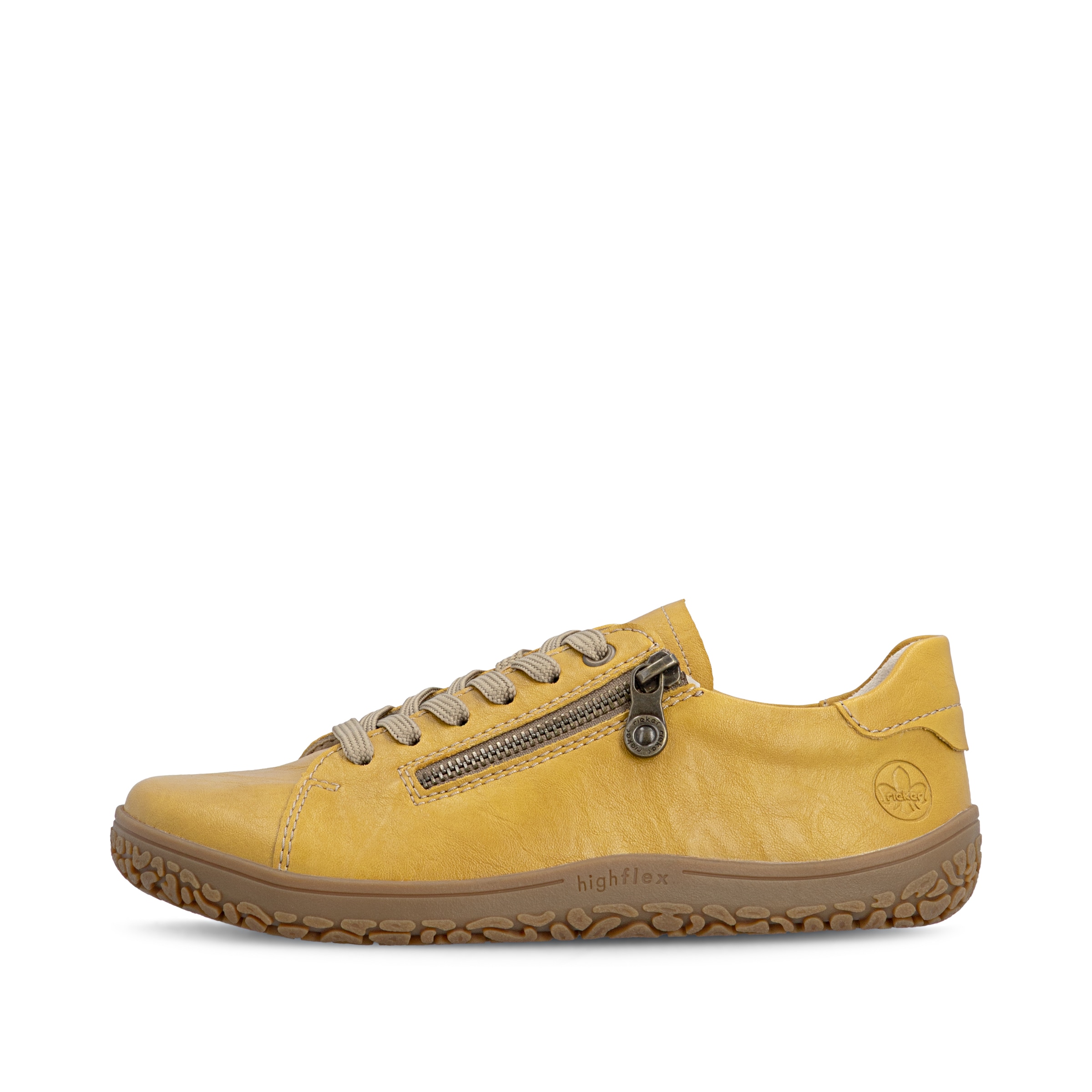 Baskets basses Rieker en jaune