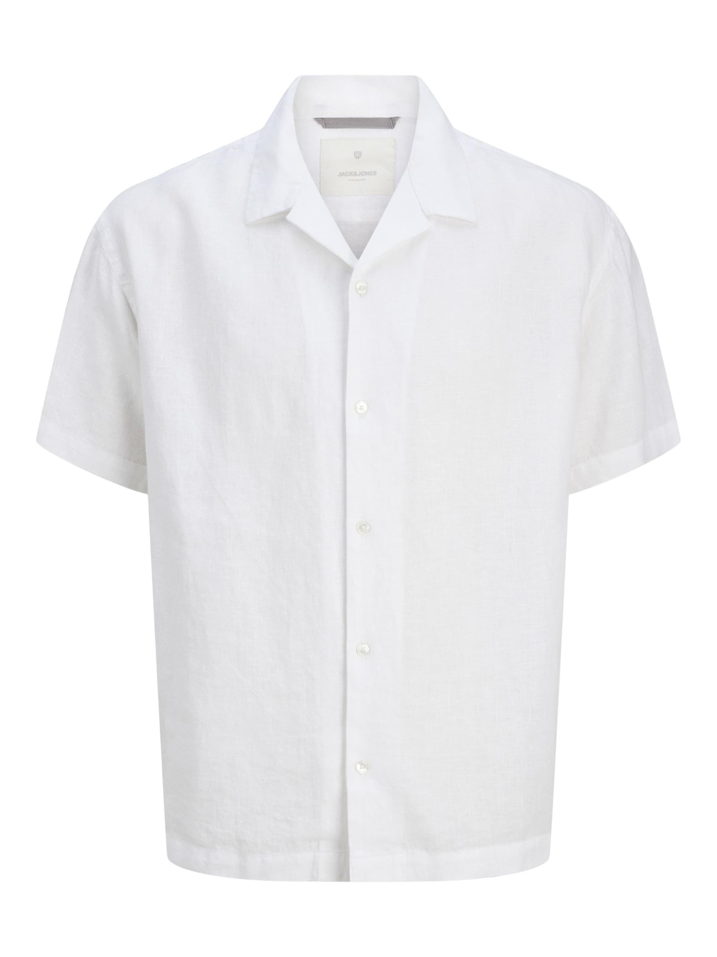 JACK & JONES Skjorte 'JPRCCLawrence' i hvid: forside