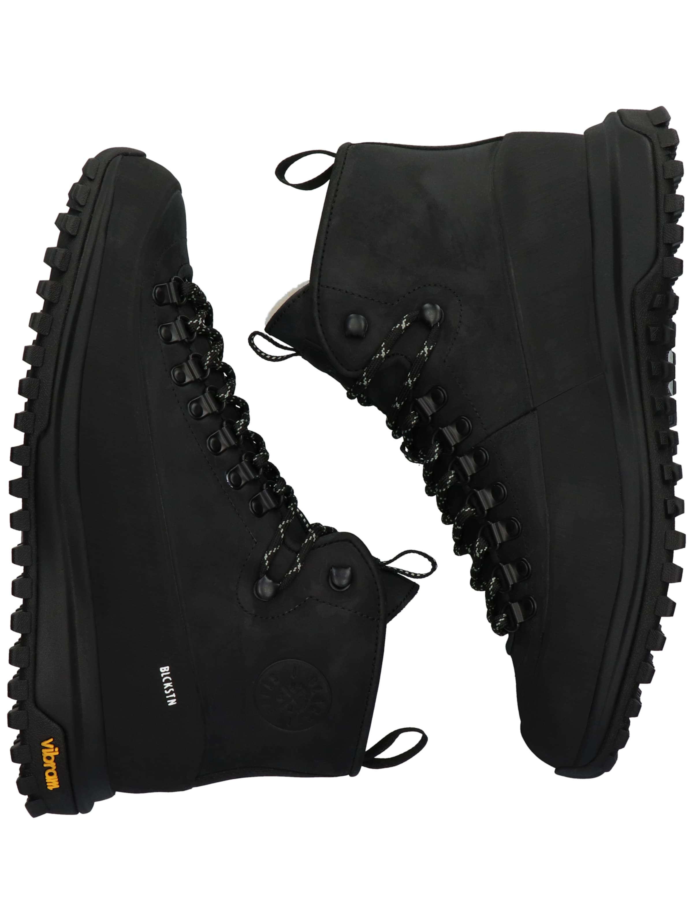 BLACKSTONE Lace-Up Boots 'V-Markhah- CG027' in Black