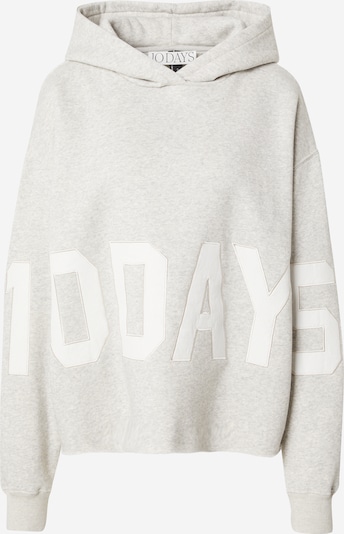 Megztinis be užsegimo iš 10Days, spalva – margai pilka / balta, Prekių apžvalga