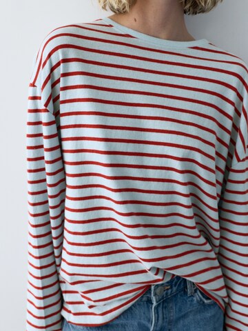 Pull&Bear Tričko – červená