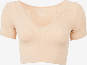 Leif Nelson Crop Top in Beige: predná strana