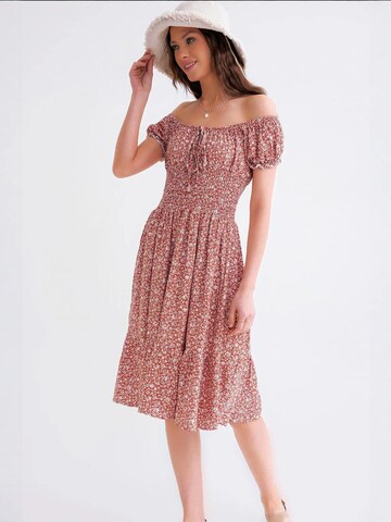 MixRay - Vestido de verão em rosa: frente